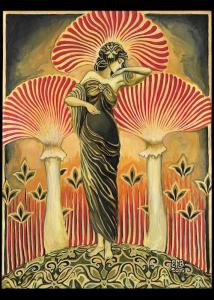 La Déese Soma ladessesomapeinturedelartistecontemporaineemilybalivet