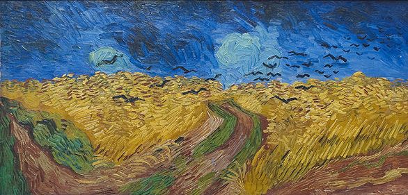 NB21as Korenveld met kraaien Vincent van Gogh 1890